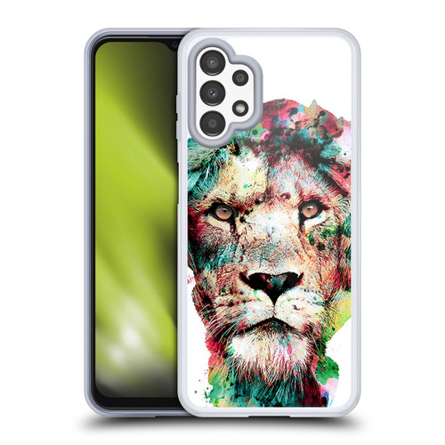 Riza Peker Animals The King Soft Gel Case for Samsung Galaxy A13 (2022)