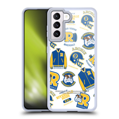 Riverdale Graphics 2 Bulldogs & Vixens Pattern Soft Gel Case for Samsung Galaxy S21 5G & MagSafe