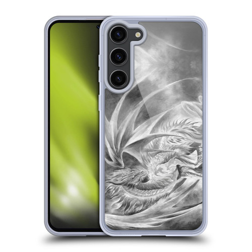 Ruth Thompson Dragons Silver Ice Soft Gel Case for Samsung Galaxy S23+ 5G & MagSafe