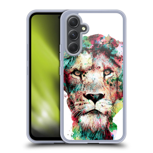 Riza Peker Animals The King Soft Gel Case for Samsung Galaxy A54 5G