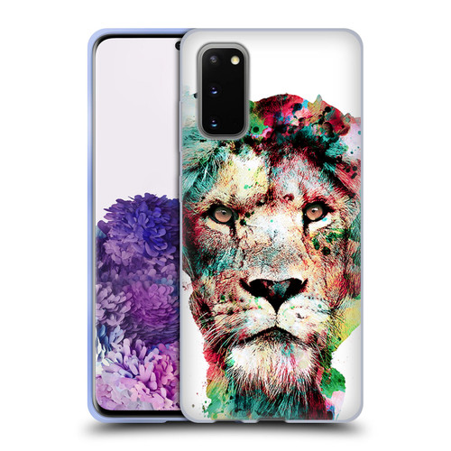 Riza Peker Animals The King Soft Gel Case for Samsung Galaxy S20 / S20 5G