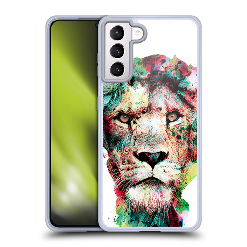 Riza Peker Animals The King Soft Gel Case for Samsung Galaxy S21+ 5G & MagSafe