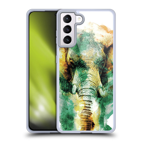 Riza Peker Animals Wild Africa Soft Gel Case for Samsung Galaxy S21+ 5G & MagSafe