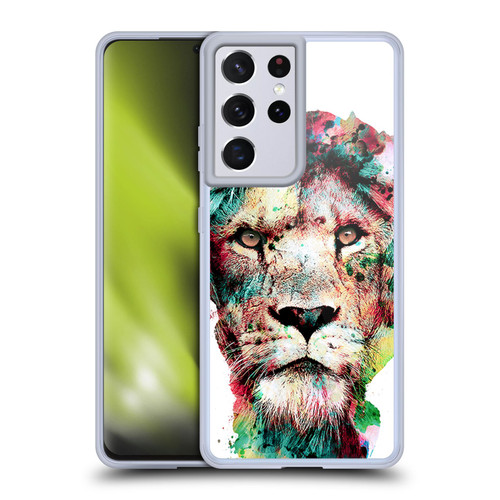 Riza Peker Animals The King Soft Gel Case for Samsung Galaxy S21 Ultra 5G & MagSafe