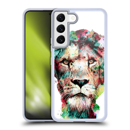 Riza Peker Animals The King Soft Gel Case for Samsung Galaxy S22 5G & MagSafe