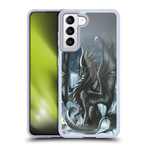 Ruth Thompson Dragons 2 Obsidian Soft Gel Case for Samsung Galaxy S21 5G & MagSafe