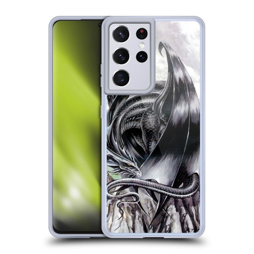 Ruth Thompson Dragons 2 Morning Stretch Soft Gel Case for Samsung Galaxy S21 Ultra 5G & MagSafe