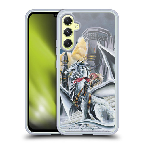 Ruth Thompson Dragons 2 Warring Tribes Soft Gel Case for Samsung Galaxy A34 5G