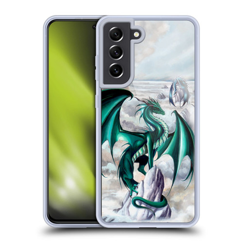 Ruth Thompson Dragons 2 Green Soft Gel Case for Samsung Galaxy S21 FE 5G & MagSafe