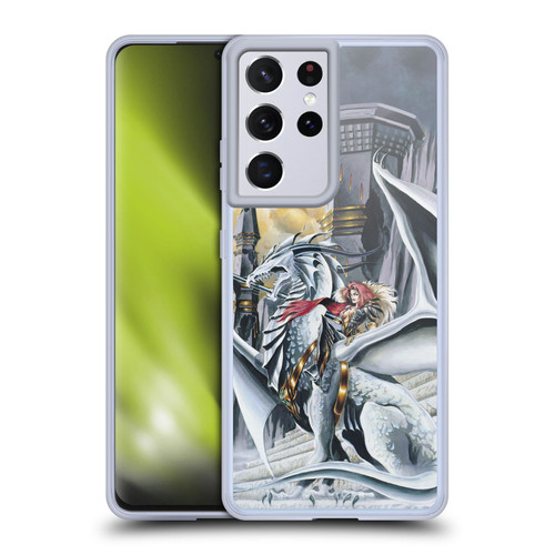 Ruth Thompson Dragons 2 Warring Tribes Soft Gel Case for Samsung Galaxy S21 Ultra 5G & MagSafe