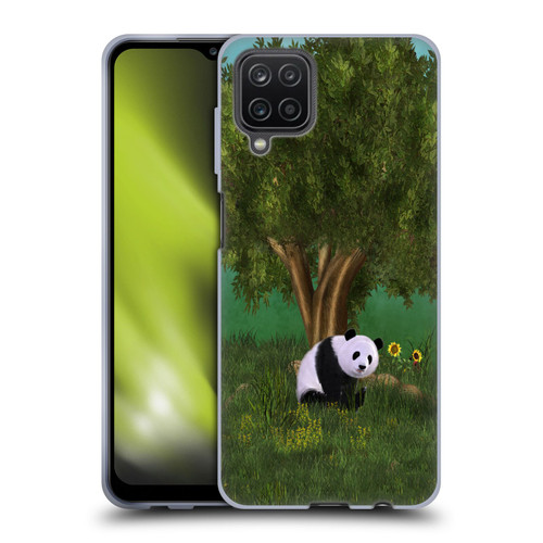 Simone Gatterwe Nature Portraits Cute Panda Soft Gel Case for Samsung Galaxy A12 (2020)