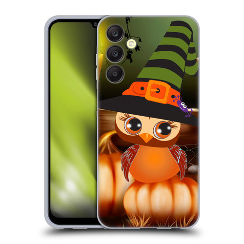 Simone Gatterwe Halloween Owl Soft Gel Case for Samsung Galaxy A25 5G