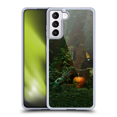 Simone Gatterwe Halloween Night Soft Gel Case for Samsung Galaxy S21+ 5G & MagSafe
