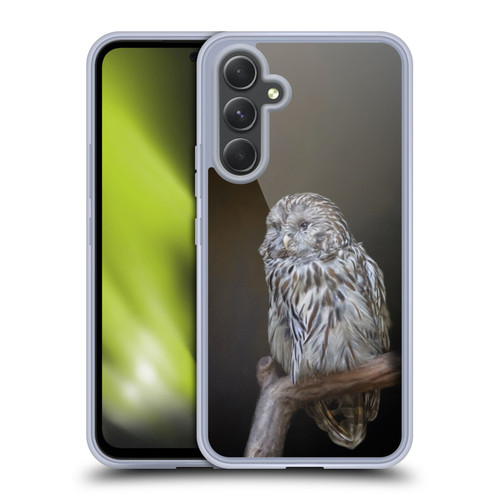 Simone Gatterwe Nature Portraits Lovely Cute Owl Soft Gel Case for Samsung Galaxy A54 5G