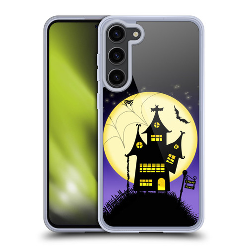 Simone Gatterwe Halloween Haunted House Soft Gel Case for Samsung Galaxy S23+ 5G & MagSafe