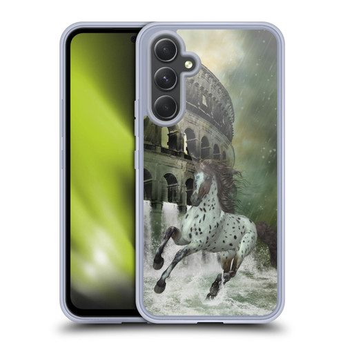 Simone Gatterwe Horses The Escape Soft Gel Case for Samsung Galaxy A54 5G