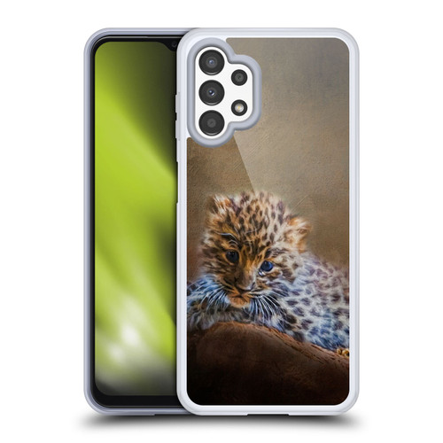 Simone Gatterwe Animals 2 Leopard Cub Soft Gel Case for Samsung Galaxy A13 (2022)