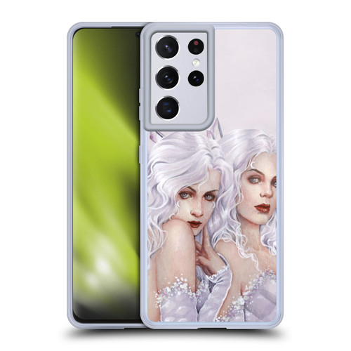 Selina Fenech Fairies Silver Sisters Soft Gel Case for Samsung Galaxy S21 Ultra 5G & MagSafe
