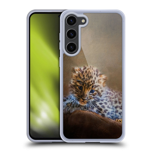 Simone Gatterwe Animals 2 Leopard Cub Soft Gel Case for Samsung Galaxy S23+ 5G & MagSafe