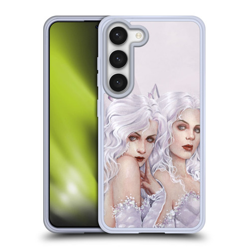 Selina Fenech Fairies Silver Sisters Soft Gel Case for Samsung Galaxy S23 5G & MagSafe