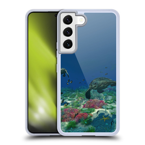 Simone Gatterwe Life In Sea Sea Turtles Soft Gel Case for Samsung Galaxy S22 5G & MagSafe