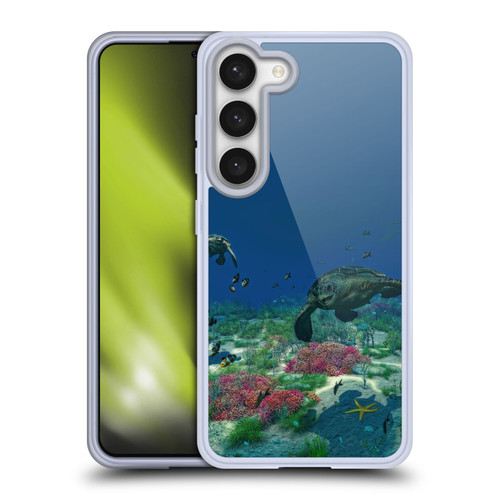Simone Gatterwe Life In Sea Sea Turtles Soft Gel Case for Samsung Galaxy S23 5G & MagSafe