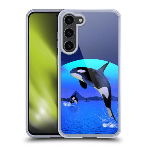 Simone Gatterwe Life In Sea Above The Sea Soft Gel Case for Samsung Galaxy S23+ 5G & MagSafe
