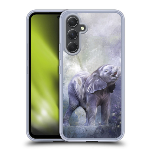Simone Gatterwe Nature Portraits III Baby Elephant Soft Gel Case for Samsung Galaxy A54 5G
