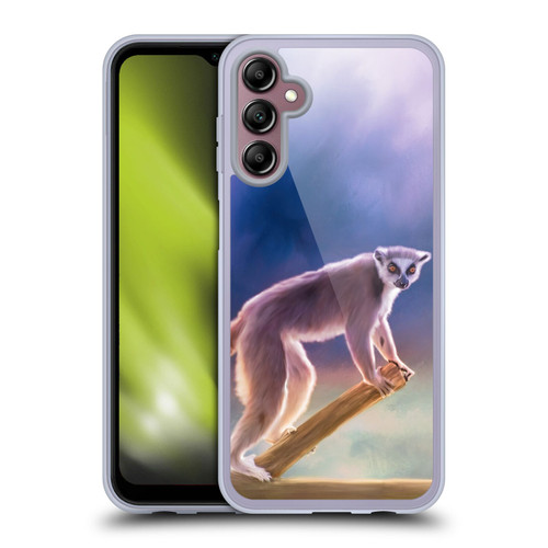 Simone Gatterwe Assorted Designs Ring-Tailed Lemur Soft Gel Case for Samsung Galaxy A14 5G