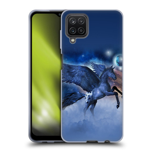 Simone Gatterwe Pegasus And Unicorns Little Pegasus Soft Gel Case for Samsung Galaxy A12 (2020)