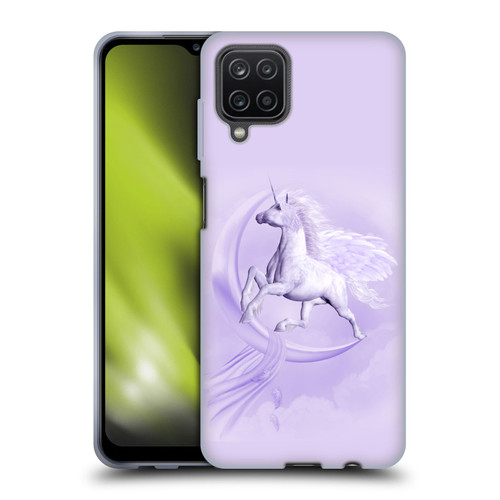 Simone Gatterwe Pegasus And Unicorns Pegasus In Moon Soft Gel Case for Samsung Galaxy A12 (2020)