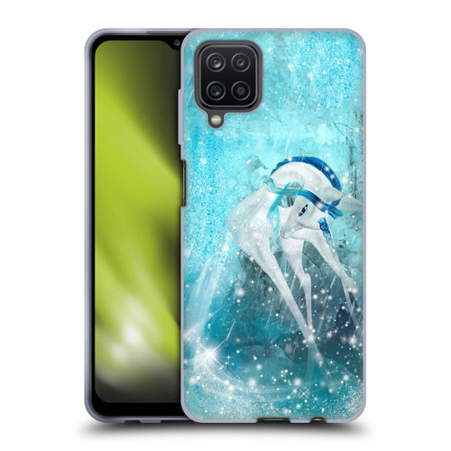 Simone Gatterwe Pegasus And Unicorns Sowflakes Soft Gel Case for Samsung Galaxy A12 (2020)