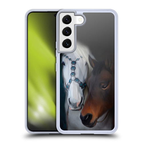 Simone Gatterwe Nature Portraits III Painted Horse Soft Gel Case for Samsung Galaxy S22 5G & MagSafe