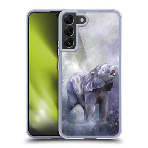 Simone Gatterwe Nature Portraits III Baby Elephant Soft Gel Case for Samsung Galaxy S22+ 5G & MagSafe