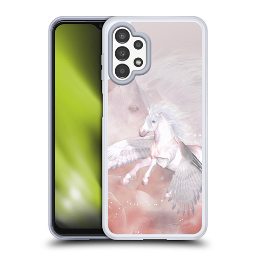 Simone Gatterwe Pegasus And Unicorns Flying Unicorn Soft Gel Case for Samsung Galaxy A13 (2022)