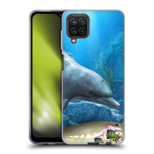 Simone Gatterwe Dolphins Dolphin World Soft Gel Case for Samsung Galaxy A12 (2020)