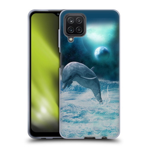 Simone Gatterwe Dolphins Freedom Soft Gel Case for Samsung Galaxy A12 (2020)