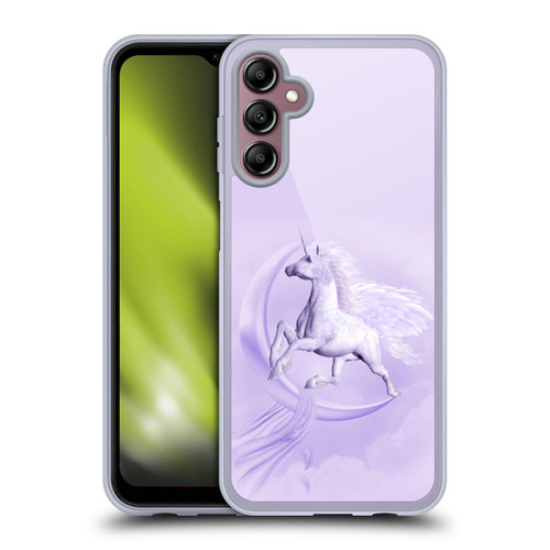 Simone Gatterwe Pegasus And Unicorns Pegasus In Moon Soft Gel Case for Samsung Galaxy A14 5G