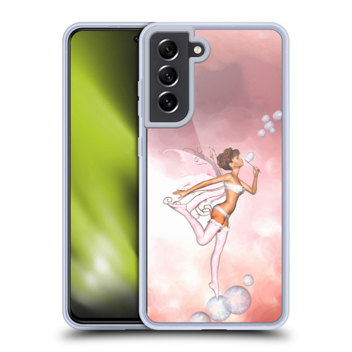 Simone Gatterwe Assorted Designs Bubble Fea Soft Gel Case for Samsung Galaxy S21 FE 5G & MagSafe