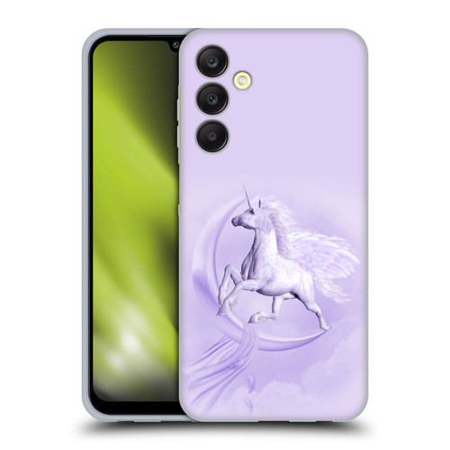 Simone Gatterwe Pegasus And Unicorns Pegasus In Moon Soft Gel Case for Samsung Galaxy A25 5G