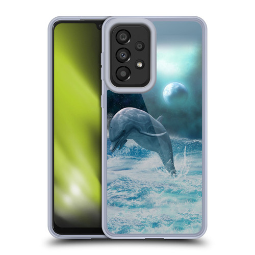 Simone Gatterwe Dolphins Freedom Soft Gel Case for Samsung Galaxy A33 5G (2022)