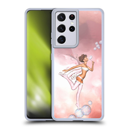 Simone Gatterwe Assorted Designs Bubble Fea Soft Gel Case for Samsung Galaxy S21 Ultra 5G & MagSafe