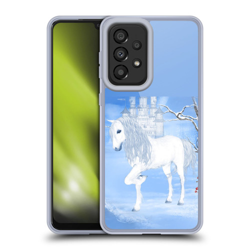 Simone Gatterwe Pegasus And Unicorns White Unicorn Soft Gel Case for Samsung Galaxy A33 5G (2022)
