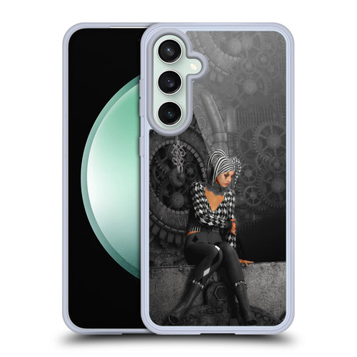 Simone Gatterwe Assorted Designs The Time Runs Off Soft Gel Case for Samsung Galaxy S23 FE 5G & MagSafe