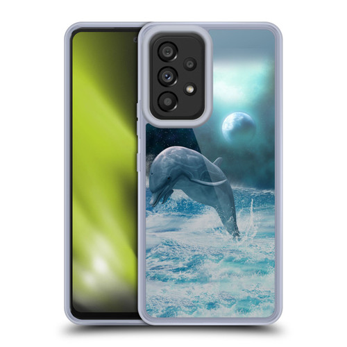 Simone Gatterwe Dolphins Freedom Soft Gel Case for Samsung Galaxy A53 5G (2022)