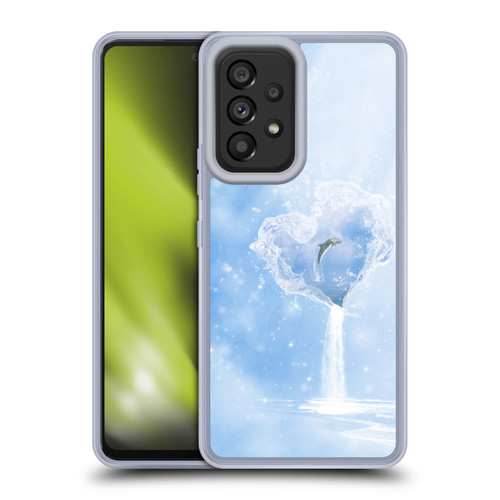 Simone Gatterwe Dolphins Heart Of Ocean Soft Gel Case for Samsung Galaxy A53 5G (2022)