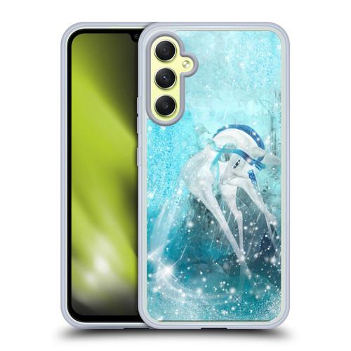 Simone Gatterwe Pegasus And Unicorns Sowflakes Soft Gel Case for Samsung Galaxy A34 5G