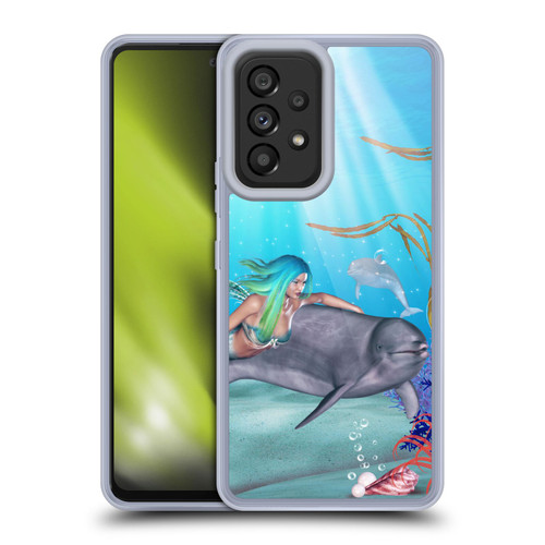 Simone Gatterwe Dolphins Mermaid Tour Soft Gel Case for Samsung Galaxy A53 5G (2022)