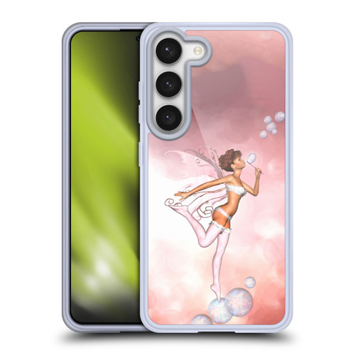 Simone Gatterwe Assorted Designs Bubble Fea Soft Gel Case for Samsung Galaxy S23 5G & MagSafe