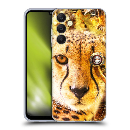 Simone Gatterwe Steampunk Cheetah Soft Gel Case for Samsung Galaxy A25 5G
